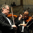 The Emerson Quartet play Beethoven at the Savannah Music Festival. From left: Philip Setzer, Eugene Drucker, David Finckel and Lawrence Dutton The Emerson Quartet play Beethoven at the Savannah Music Festival. From left: Philip Setzer, Eugene Drucker, David Finckel and Lawrence Dutton