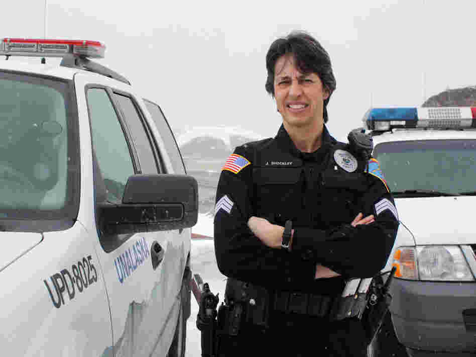 Unalaska's Sgt. Jennifer Schockley has earned fans worldwide for her local police blotter. Unalaska's Sgt. Jennifer Schockley has earned fans worldwide for her local police blotter.