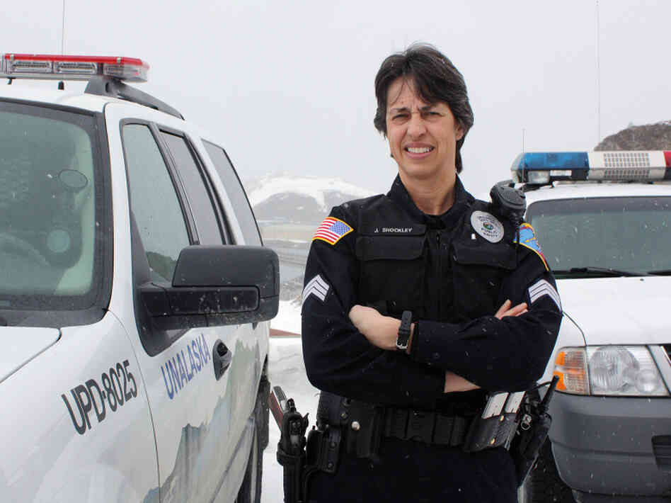 Unalaska's Sgt. Jennifer Schockley has earned fans worldwide for her local police blotter. Unalaska's Sgt. Jennifer Schockley has earned fans worldwide for her local police blotter.