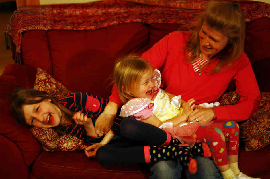 To cope with Michael's long absence, Stacey stayed busy with the girls and their several animals.
