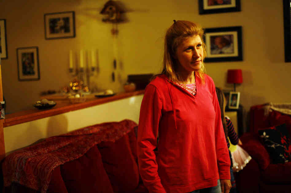 During Michael's deployment, "I became a single parent," Stacey says.