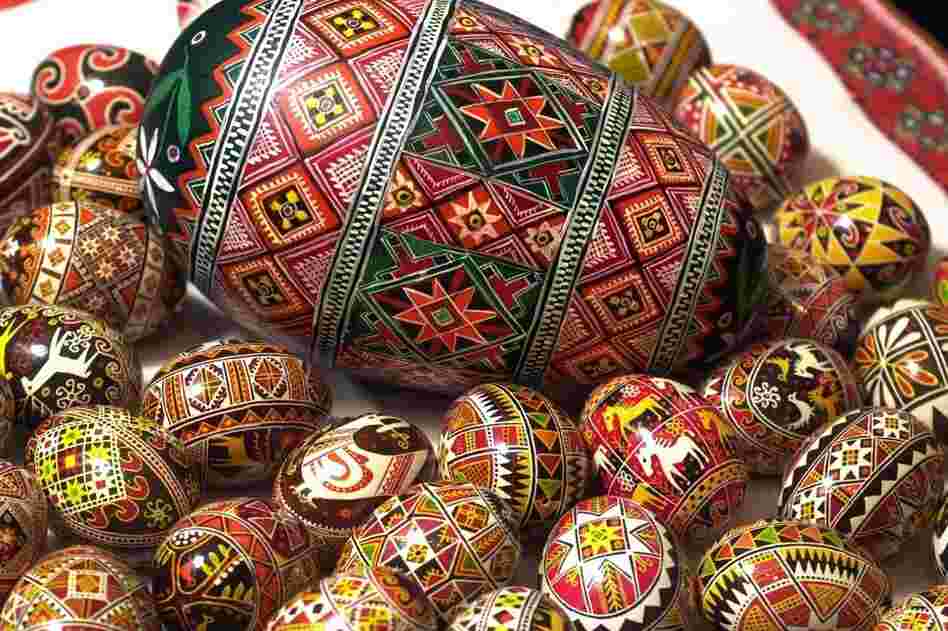 Pysanky were intended ward off evil and bring good fortune. 