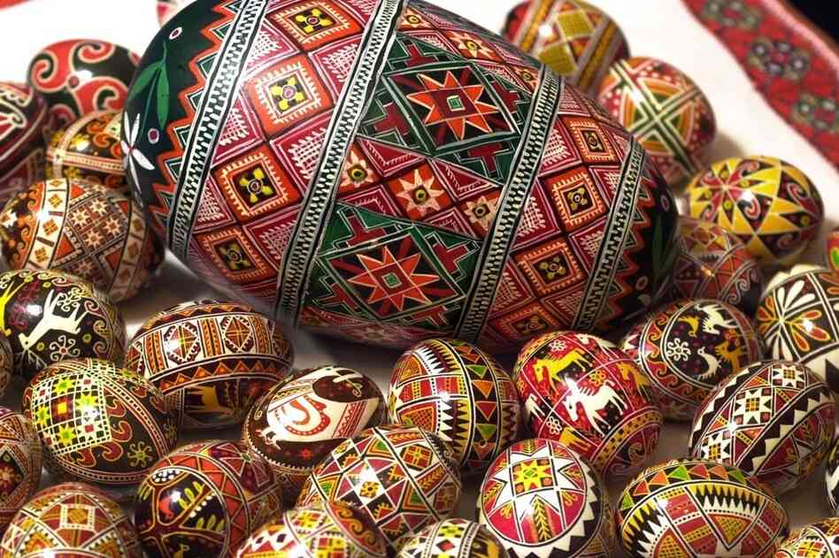 Pysanky were intended ward off evil and bring good fortune. 