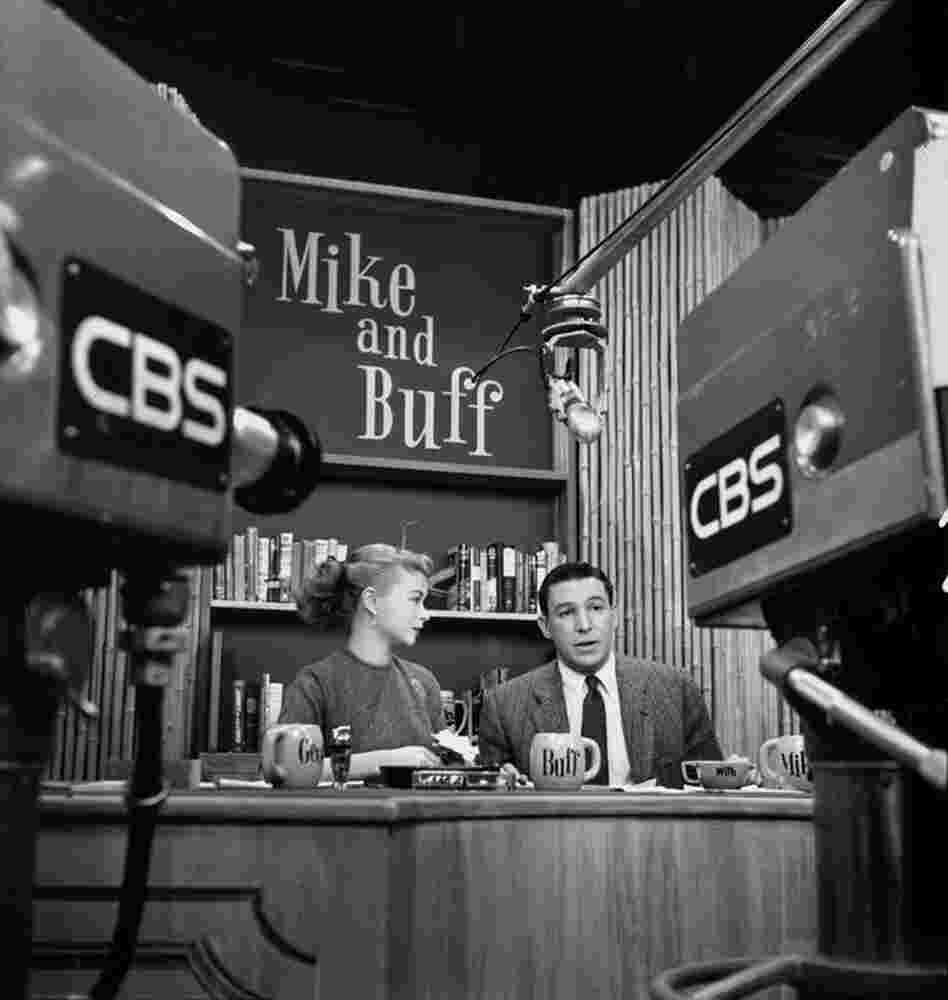 Wallace joined CBS in 1951, co-hosting the talk show "Mike & Buff" with his then-wife, Buff Cobb. 