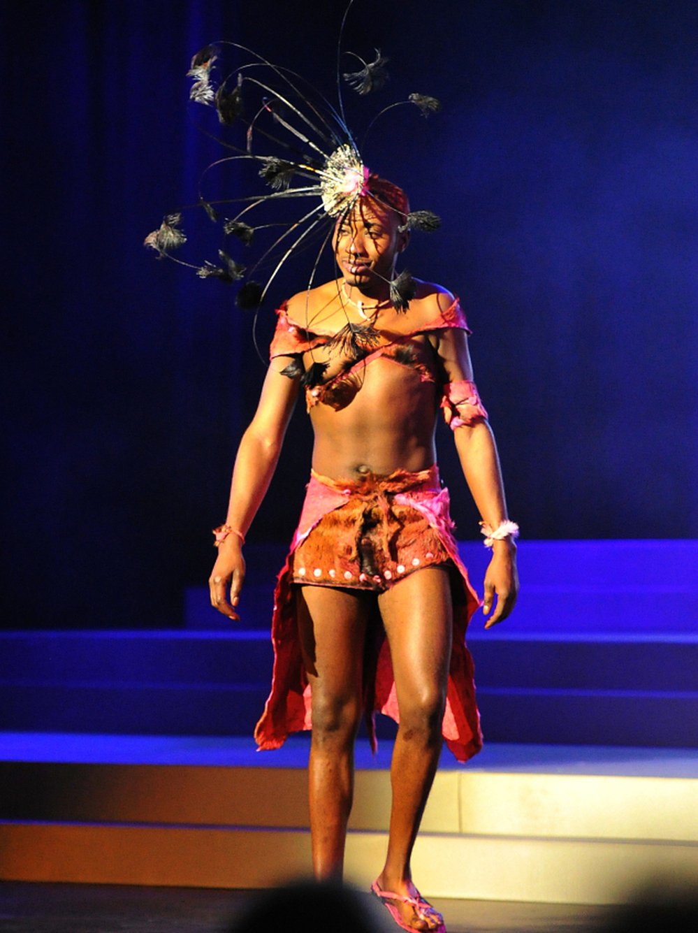 Wendelinus Hamutenya, 23, of Namibia, took part in the Mr. Gay World competition. When he first told his family he was gay, they put him in a mental institution. But now he says they fully support him.