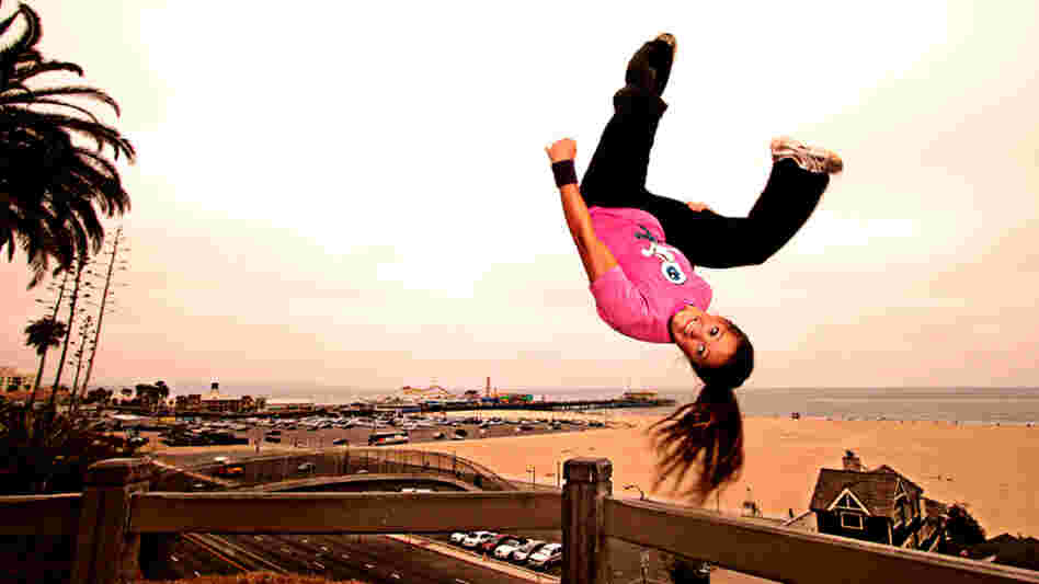 Luci "Steel" Romberg is a stuntwoman and one of the world's top female freerunners.
