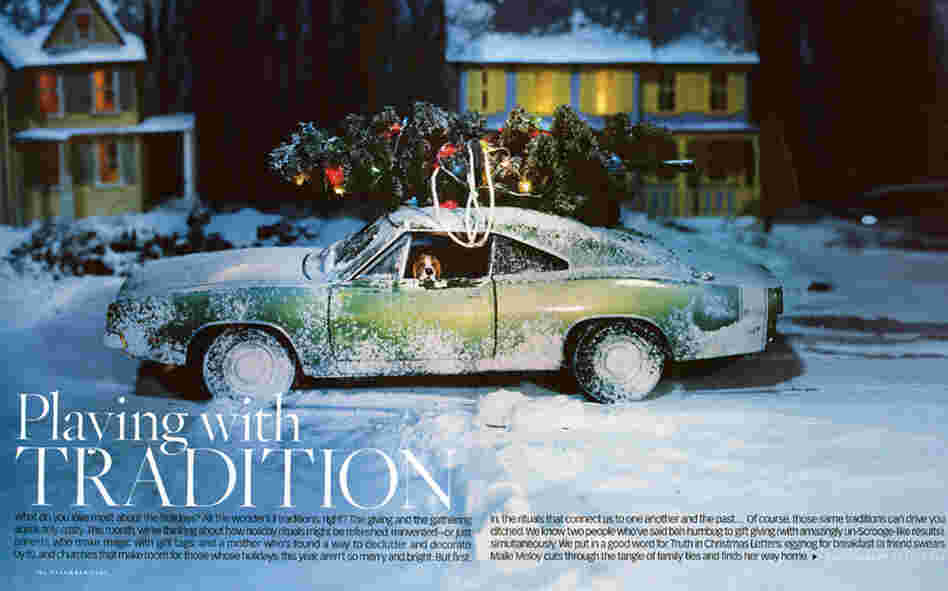 A spread from O magazine