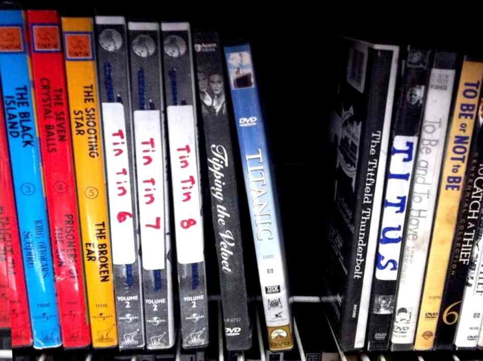 Titanic on DVD. Titanic on DVD.