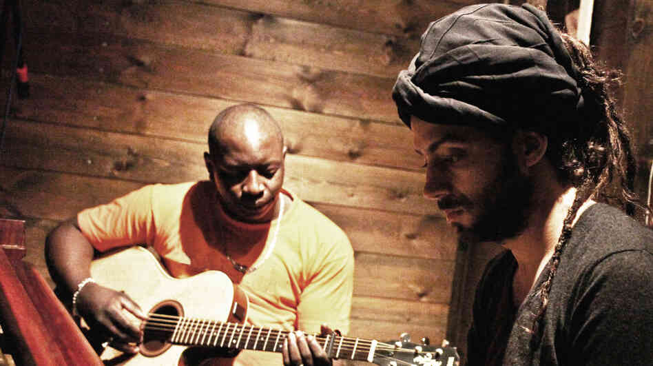 Vieux Farka Toure (left) and Idan Raichel, collaborating as The Toure-Raichel Collective, released The Tel-Aviv Session on March 26. Vieux Farka Toure (left) and Idan Raichel, collaborating as The Toure-Raichel Collective, released The Tel-Aviv Session on March 26.