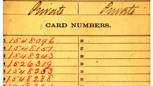 The cover of the compiled military service record of Thomas A. Ardies, of the 14th Brooklyn regiment. The unit retained its name despite attempts to change it to the 84th New York.