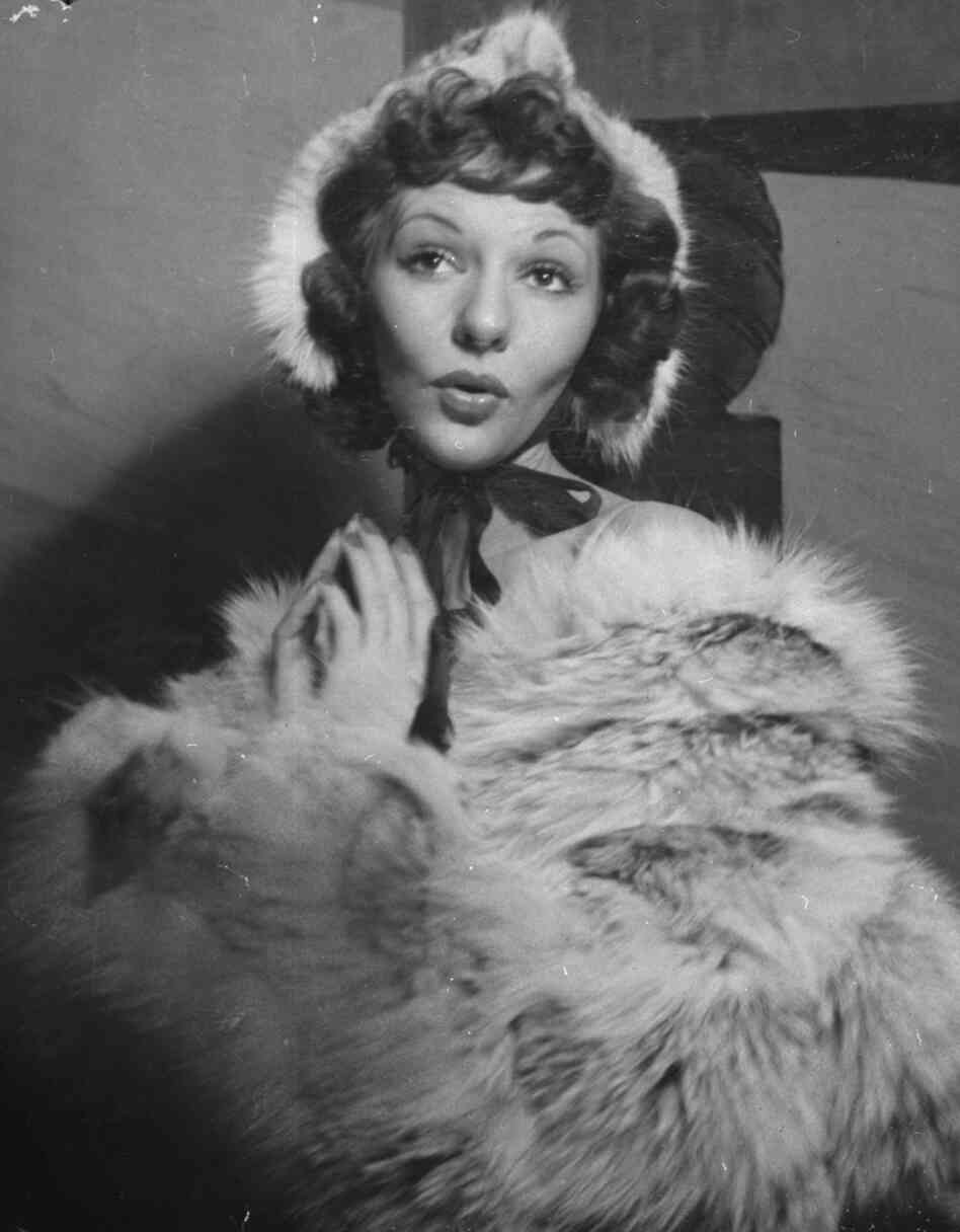 Actress Mary Martin, who famously stopped the show with her performance of Cole Porter's "My Heart Belongs to Daddy," sings the number during a performance of the 1939 Broadway production of the musical Leave It to Me.