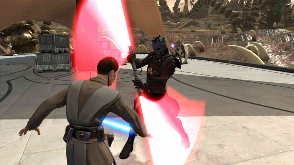You can battle with lightsabers in the new game Kinect Star Wars. 