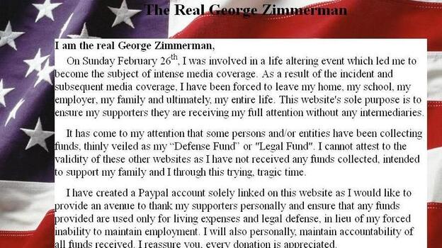 (TheRealGeorgeZimmerman.com)