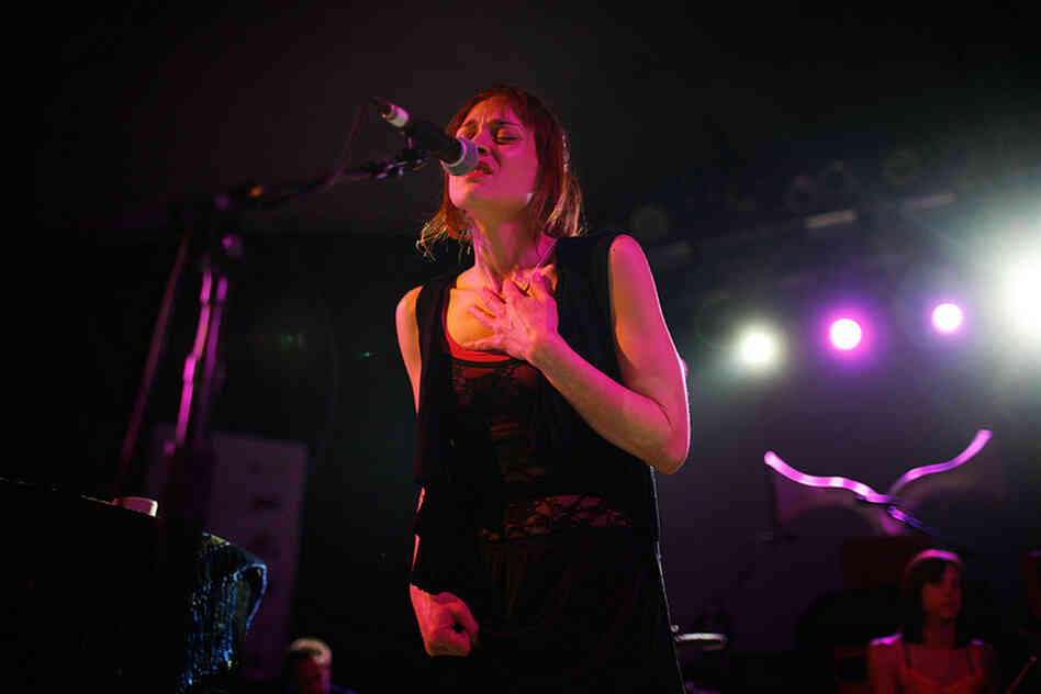 Fiona Apple plays NPR's SXSW showcase at Stubb's on Wednesday evening in Austin.
