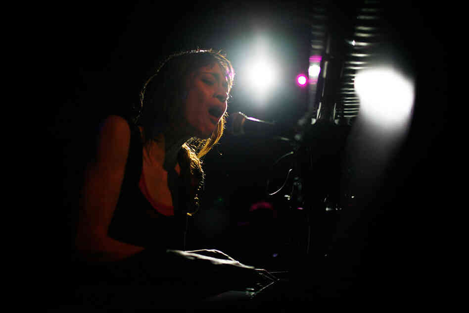 Fiona Apple plays NPR's SXSW showcase at Stubb's on Wednesday evening in Austin.