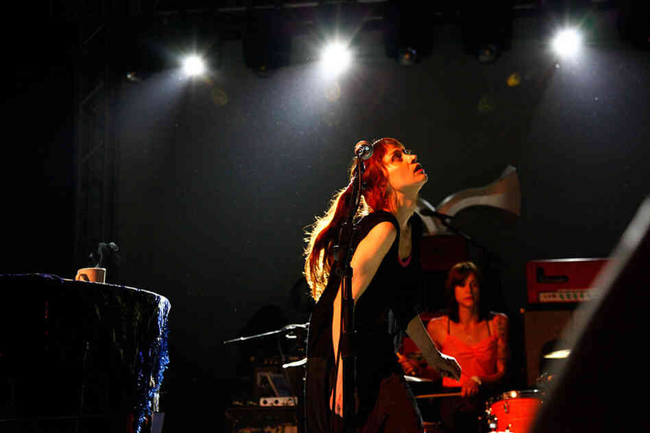 Fiona Apple plays NPR's SXSW showcase at Stubb's on Wednesday evening in Austin.