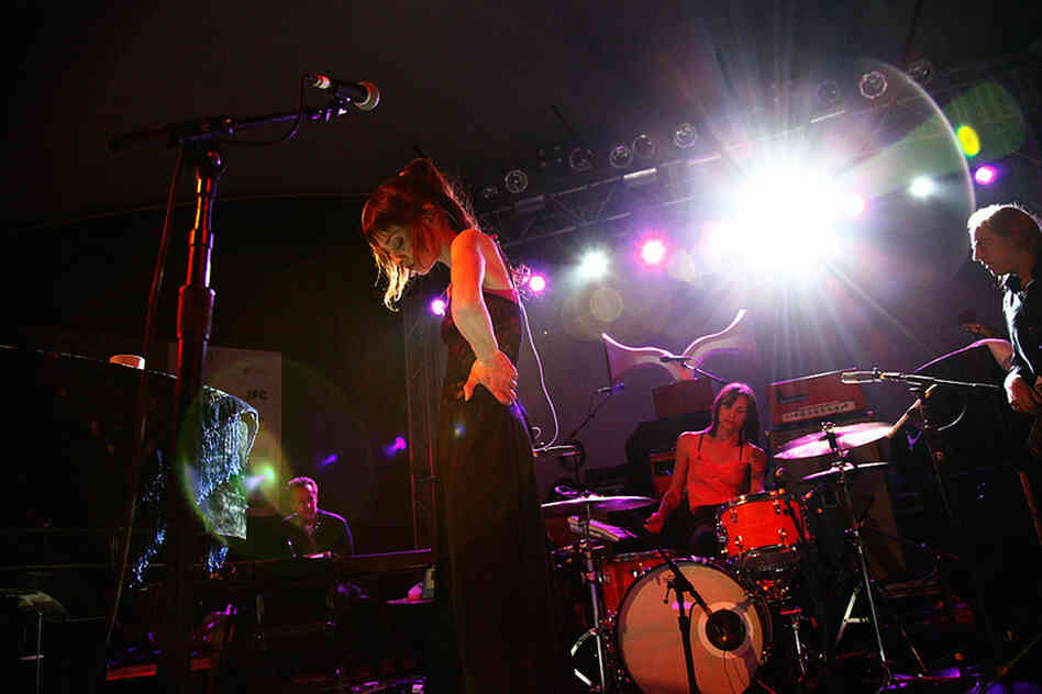 Fiona Apple plays NPR's SXSW showcase at Stubb's on Wednesday evening in Austin.
