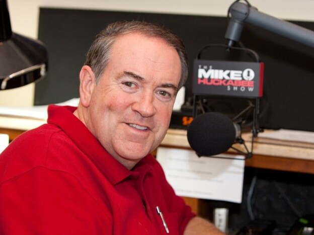 Former Arkansas Gov. Mike Huckabee says his new radio show will be more "conversation and less confrontation."