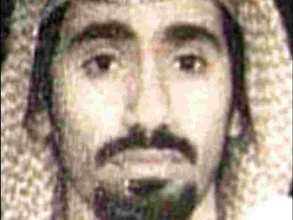 Al-Nashiri, pictured in 2002, is being held at the Naval base in Guantanamo Bay.