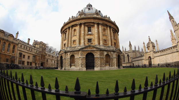 A general view of the Radcliffe Camera building, part of the Bodleian Library, in Oxford, England. Along with the Vatican, the library is launching a project to digitally scan rare texts and put them online.