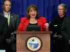 State Attorney Angela Corey holds a news conference to announce second degree murder charges to be brought against defendant George Zimmerman in the Trayvon Martin shooting April 11, 2012 in Jacksonville, Florida. In our first hour, a prosecutor and defense attorney each explain what both sides in the case need to prove in court.