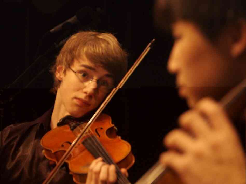 Kenneth Renshaw, performing on "From The Top" at age 16. Kenneth Renshaw, performing on "From The Top" at age 16.