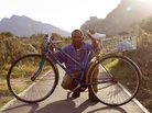 Jors Moentsabato: "It helps me a lot, this bicycle of mine. There where I go, I ride my bike. I bought this bike at the shop where they sell old stuff, I found it there." Jors Moentsabato: "It helps me a lot, this bicycle of mine. There where I go, I ride my bike. I bought this bike at the shop where they sell old stuff, I found it there."