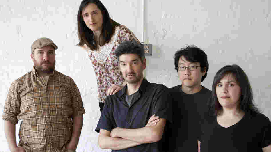 Stephin Merritt (far left) has led The Magnetic Fields since the early 1990s, with a songwriting style that ranges from sincere to bitter to ironic. Stephin Merritt (far left) has led The Magnetic Fields since the early 1990s, with a songwriting style that ranges from sincere to bitter to ironic.