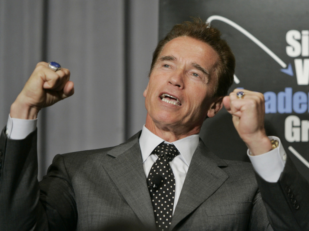 Former California Gov. Arnold Schwarzenegger, seen here in 2007, once rescued a swimmer in distress. 