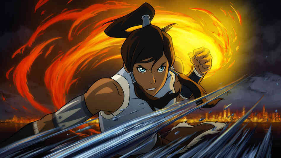 Korra demonstrates fire- and water-bending in The Legend of Korra, a new series from the creators of Avatar: The Last Airbender. It premieres April 14 on Nickelodeon. Korra demonstrates fire- and water-bending in The Legend of Korra, a new series from the creators of Avatar: The Last Airbender. It premieres April 14 on Nickelodeon.