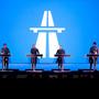 Ralf Hutter (left) and the other members of Kraftwerk in performance at the Museum of Modern Art in New York on Tuesday. 
