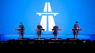 Ralf Hutter (left) and the other members of Kraftwerk in performance at the Museum of Modern Art in New York on Tuesday. Ralf Hutter (left) and the other members of Kraftwerk in performance at the Museum of Modern Art in New York on Tuesday.