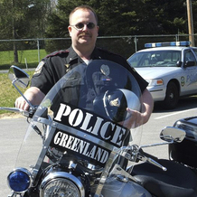 Greenland Police Chief Michael Maloney, who was killed Thursday. Greenland Police Chief Michael Maloney, who was killed Thursday.