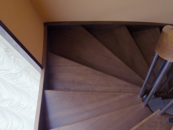 Stairs.