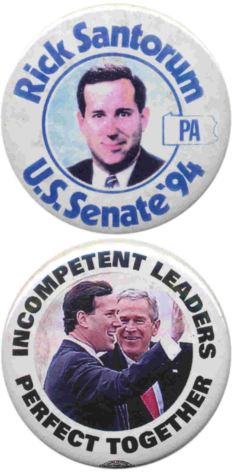 Santorum first won his Senate seat in a great GOP year and lost it 12 years later in a terrible GOP year. Santorum first won his Senate seat in a great GOP year and lost it 12 years later in a terrible GOP year.