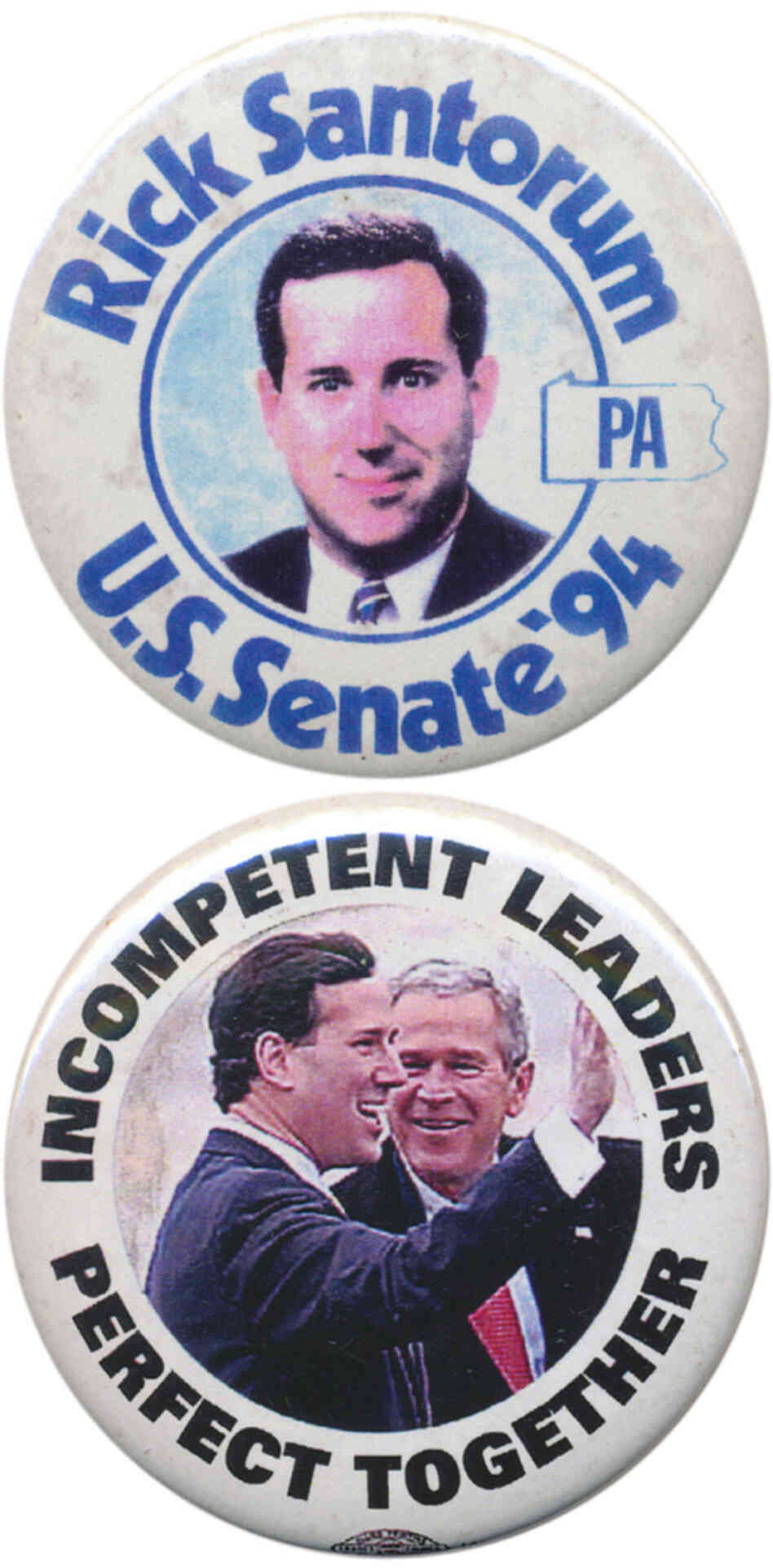 Santorum first won his Senate seat in a great GOP year and lost it 12 years later in a terrible GOP year. Santorum first won his Senate seat in a great GOP year and lost it 12 years later in a terrible GOP year.