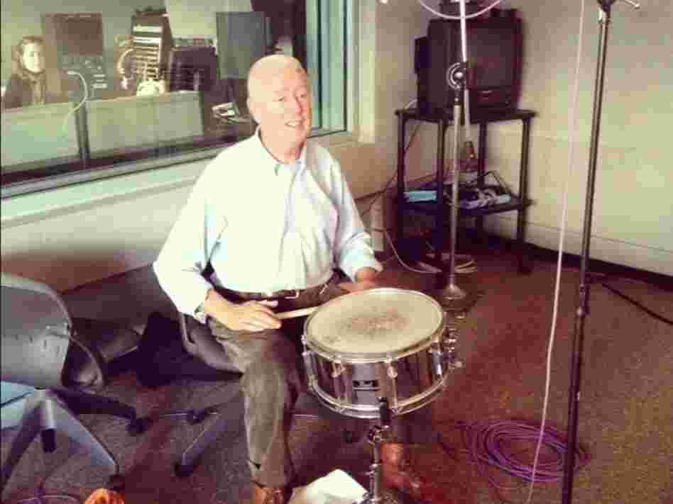 Han Bennink performs in the Fresh Air studio.