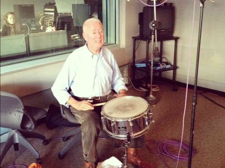 Han Bennink performs in the Fresh Air studio.