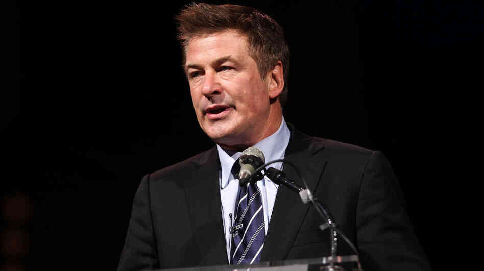 Actor Alec Baldwin speaks at the Kennedy Center for the Performing Arts in Washington, D.C., on Monday. Actor Alec Baldwin speaks at the Kennedy Center for the Performing Arts in Washington, D.C., on Monday.