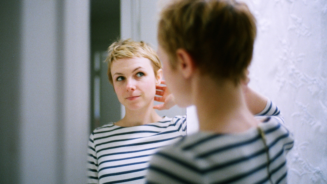 "As usual, the party in my imagination is much grander than the actual one," Kat Edmonson says of the song "Champagne."