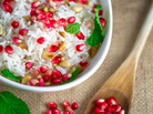 Basmati Rice With Pomegranate Seeds Basmati Rice With Pomegranate Seeds