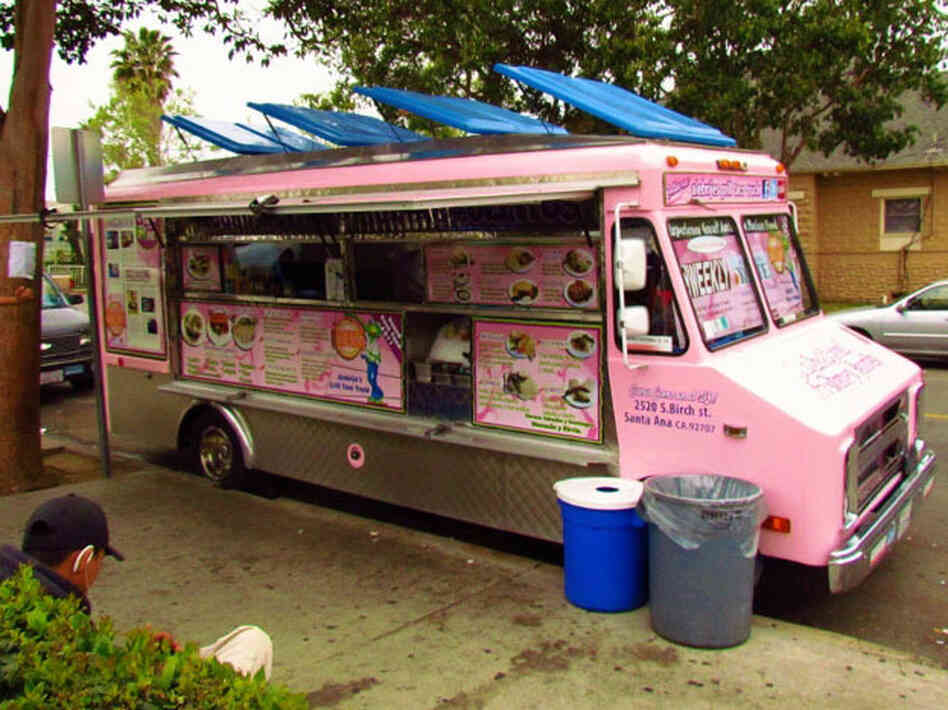 Alebrije's Grill, a taco truck that can be found roaming the streets of Santa Ana, Calif. Alebrije's Grill, a taco truck that can be found roaming the streets of Santa Ana, Calif.