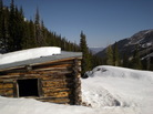 The Conundrum Creek Cabin where the cows met their unfortunate end. Photo taken on April 6. The Conundrum Creek Cabin where the cows met their unfortunate end. Photo taken on April 6.