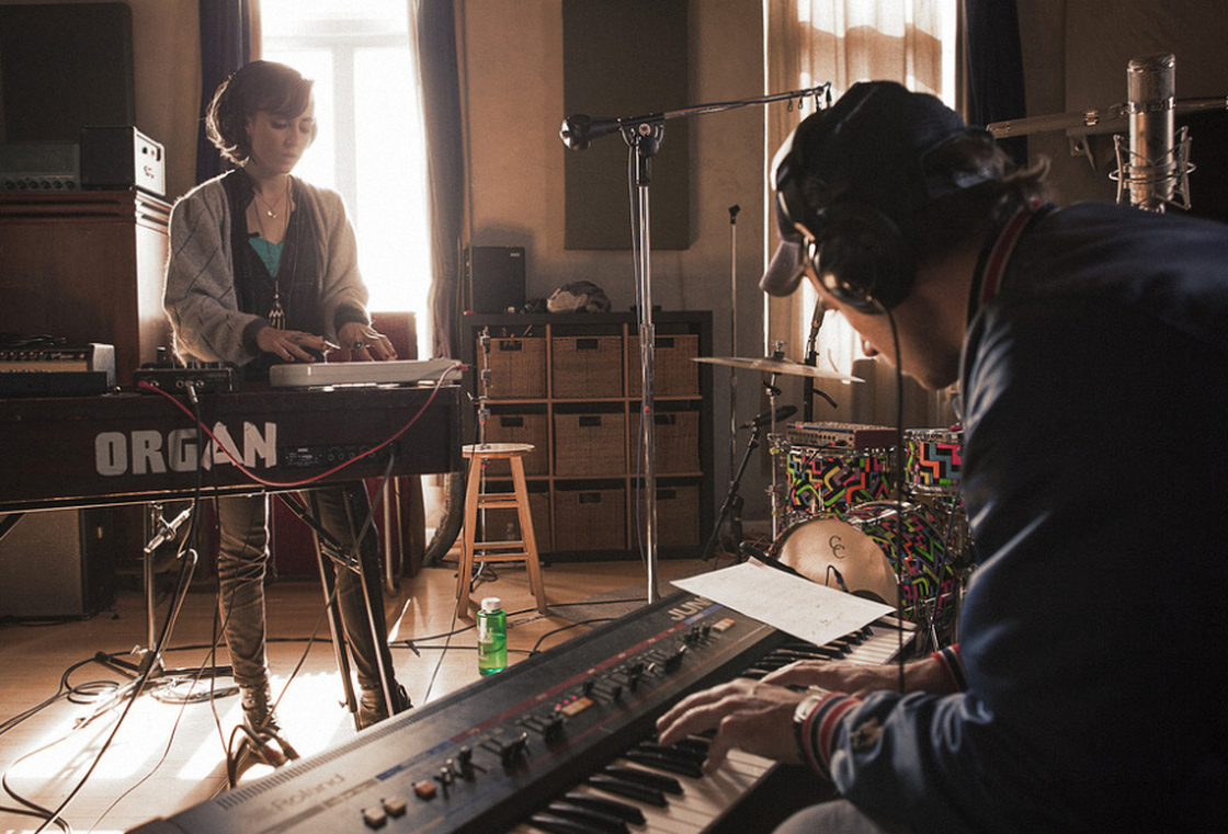 Cat Martino and Sufjan Stevens creating the song 'I Promise'