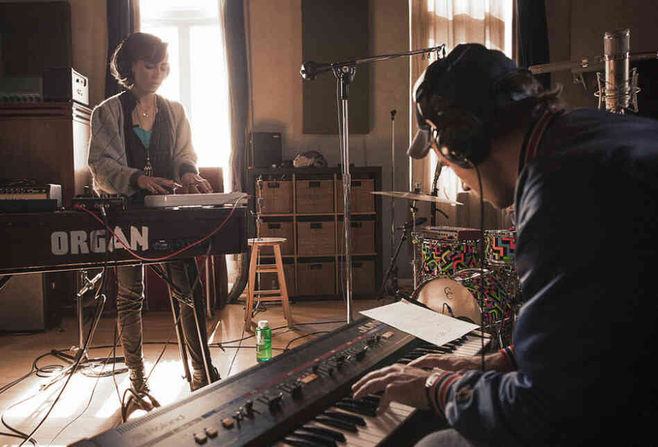 Cat Martino and Sufjan Stevens creating the song 'I Promise'