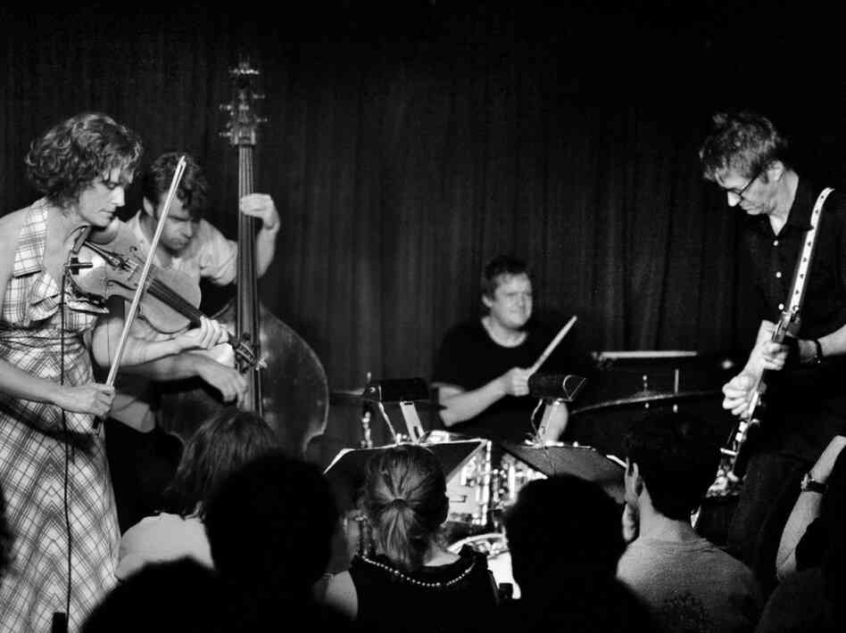 Jenny Scheinman's (left) quartet represents players raised on and used to playing all kinds of music.