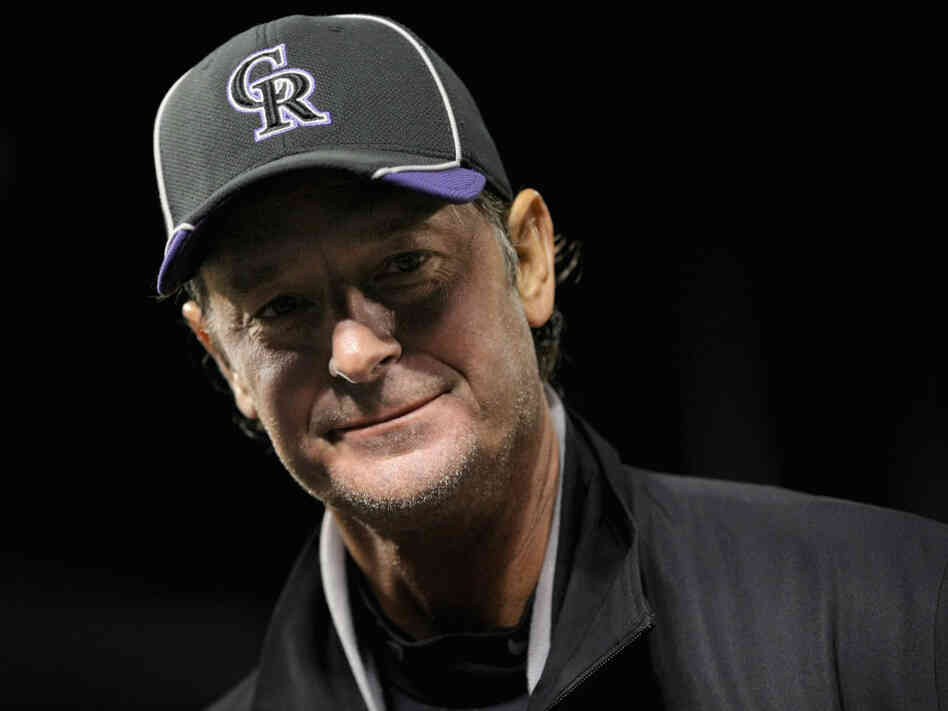 Jamie Moyer of the Colorado Rockies after his record-setting win Tuesday night in Denver.