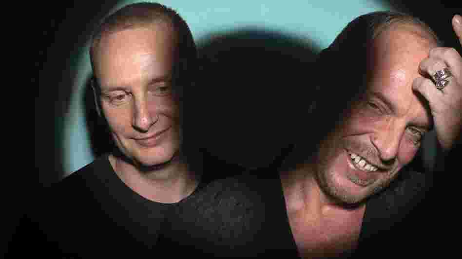 Orbital is, from left to right, Paul and Phil Hartnoll.