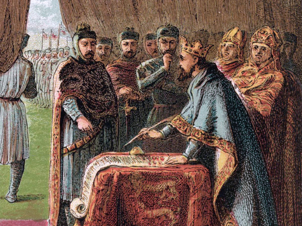 The barons wanted King John to stop seizing their grain. The fish weirs had to go, too.