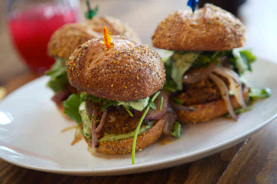 Small-business owner Makini Howell offers up vegan fare in Seattle. With her family, Howell owns a minimart, a vegan sandwich wholesale business, and small group of vegan restaurants.